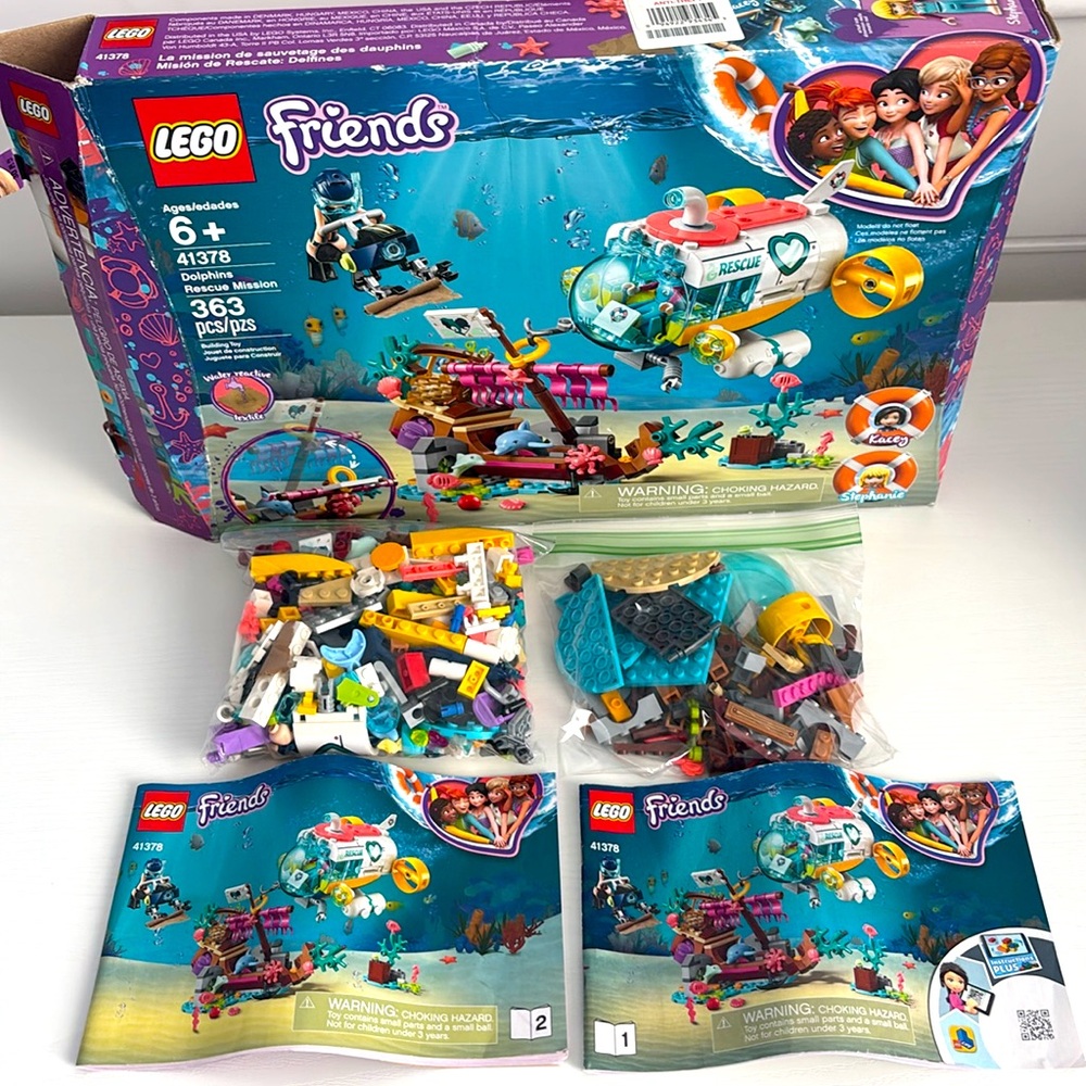 LEGO 41378 Dolphins Rescue Mission Friends Stephanie Kacey submarine - Picture 2 of 3